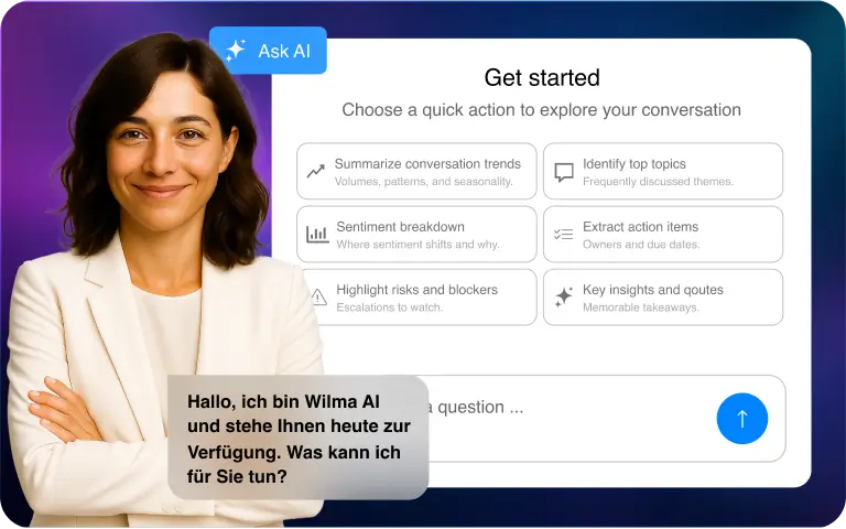 Wilma AI dashboard - Created with AI