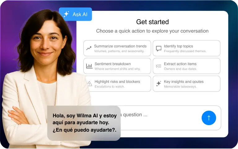 Wilma AI dashboard - Created with AI